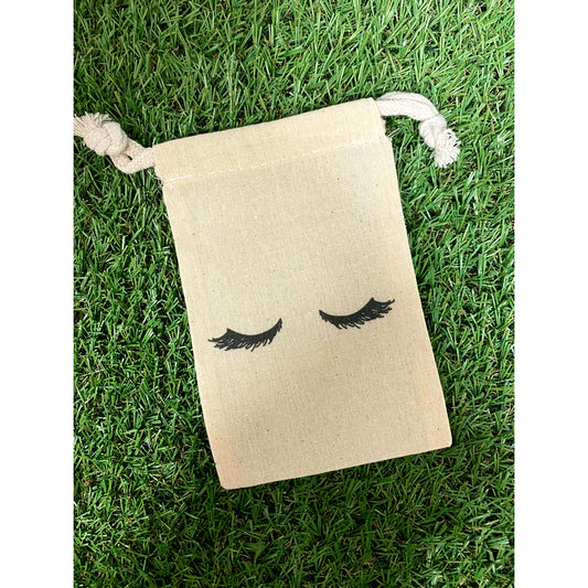 Treat/Gift Drawstring Bag, Eye Lashes