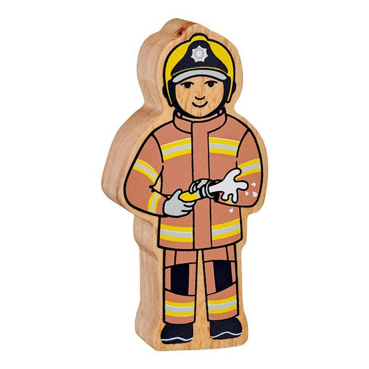 Natural Wooden Firefighter