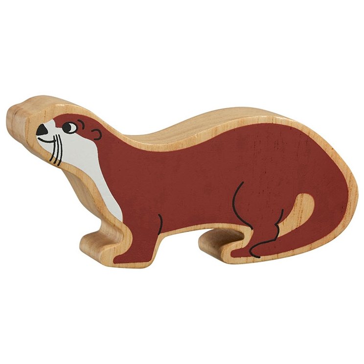 Natural Wooden Brown Otter