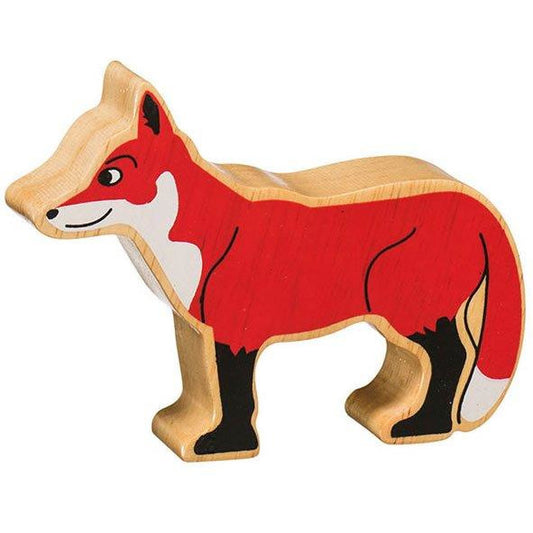 Natural Wooden Red Fox