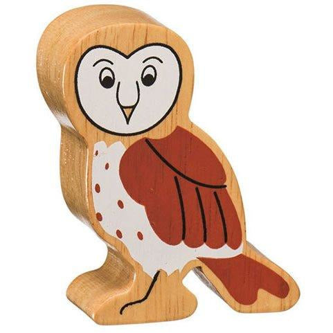 Natural Wooden Brown Owl