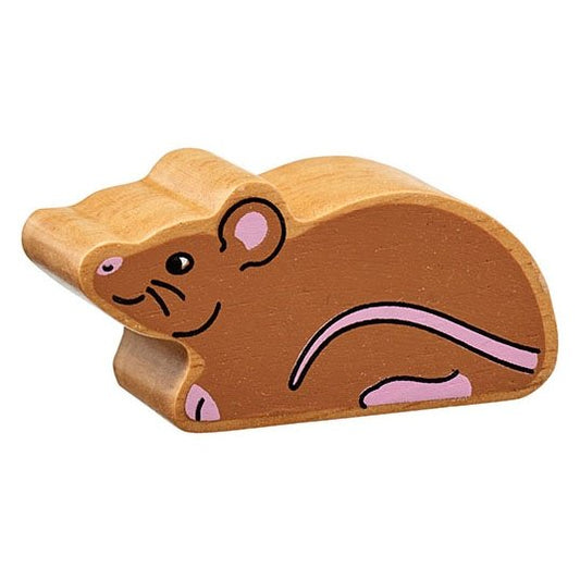 Natural Wooden Brown Mouse