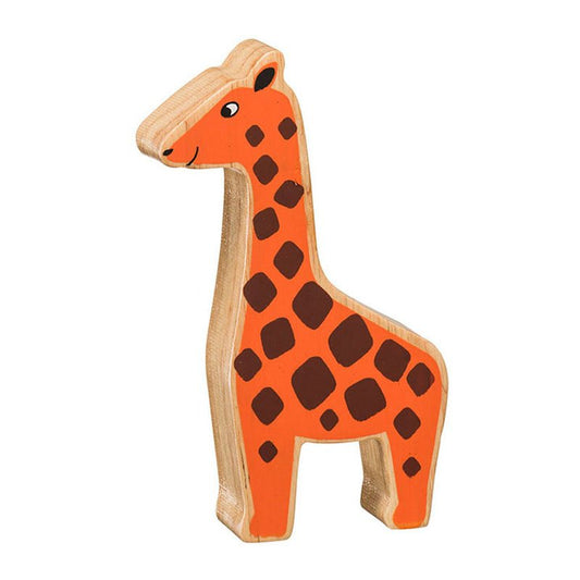 Natural Wooden Orange Giraffe