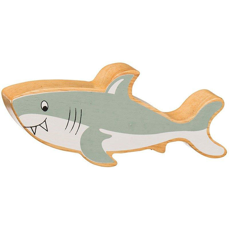 Natural Wooden Grey Shark