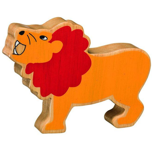 Natural Wooden Yellow Lion