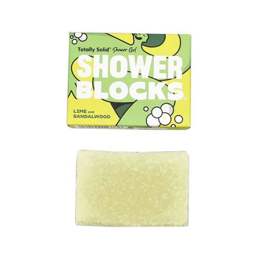 Showerblocks Totally Solid Showergel, Lime & Sandlewood